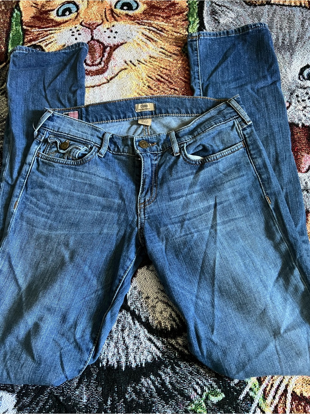 True Religion Blue Women's Straight-Leg Jeans